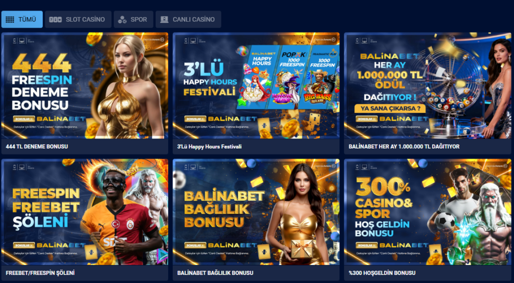 Balinabet Bonus